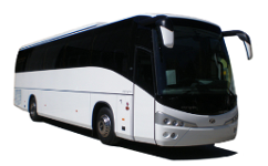 Shuttles 24 - Coach 45: Private vehicle with capacity for 45 passengers and 45 standard size bags or suitecases.
